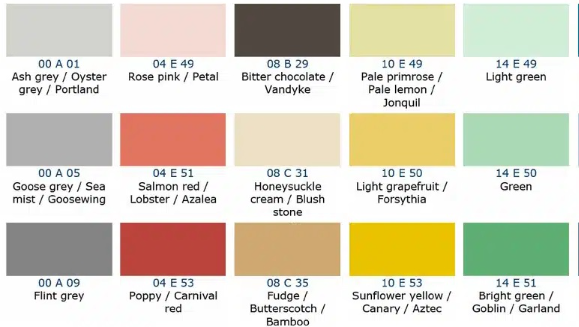 Powder Coating Colours | Powder Coating